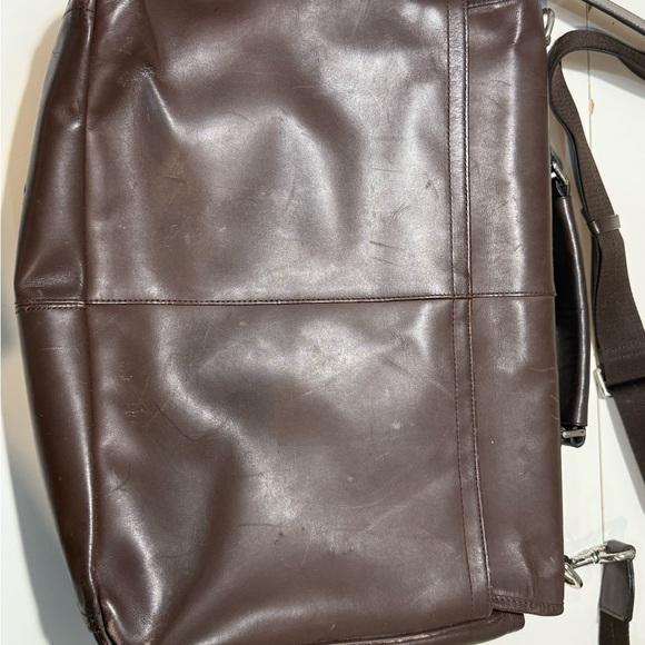 Brown Leather Men's Bag - Picture 6 of 13